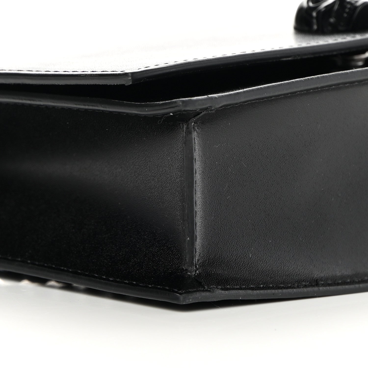Alexander McQueen Calfskin Mini Skull Chain Crossbody Bag Black 8 of 10