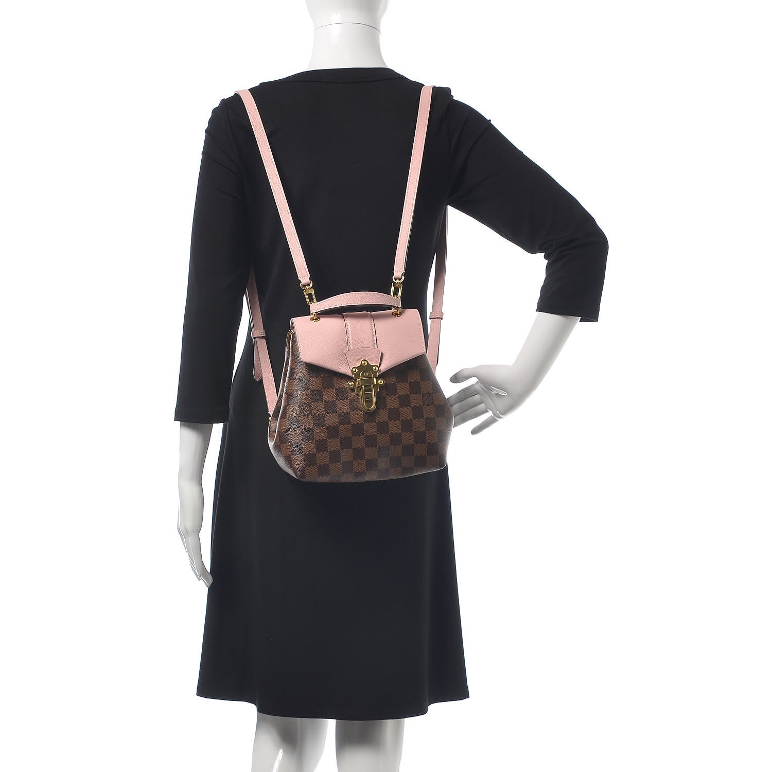 Louis Vuitton Damier Ebene Clapton Backpack Magnolia 2 of 7