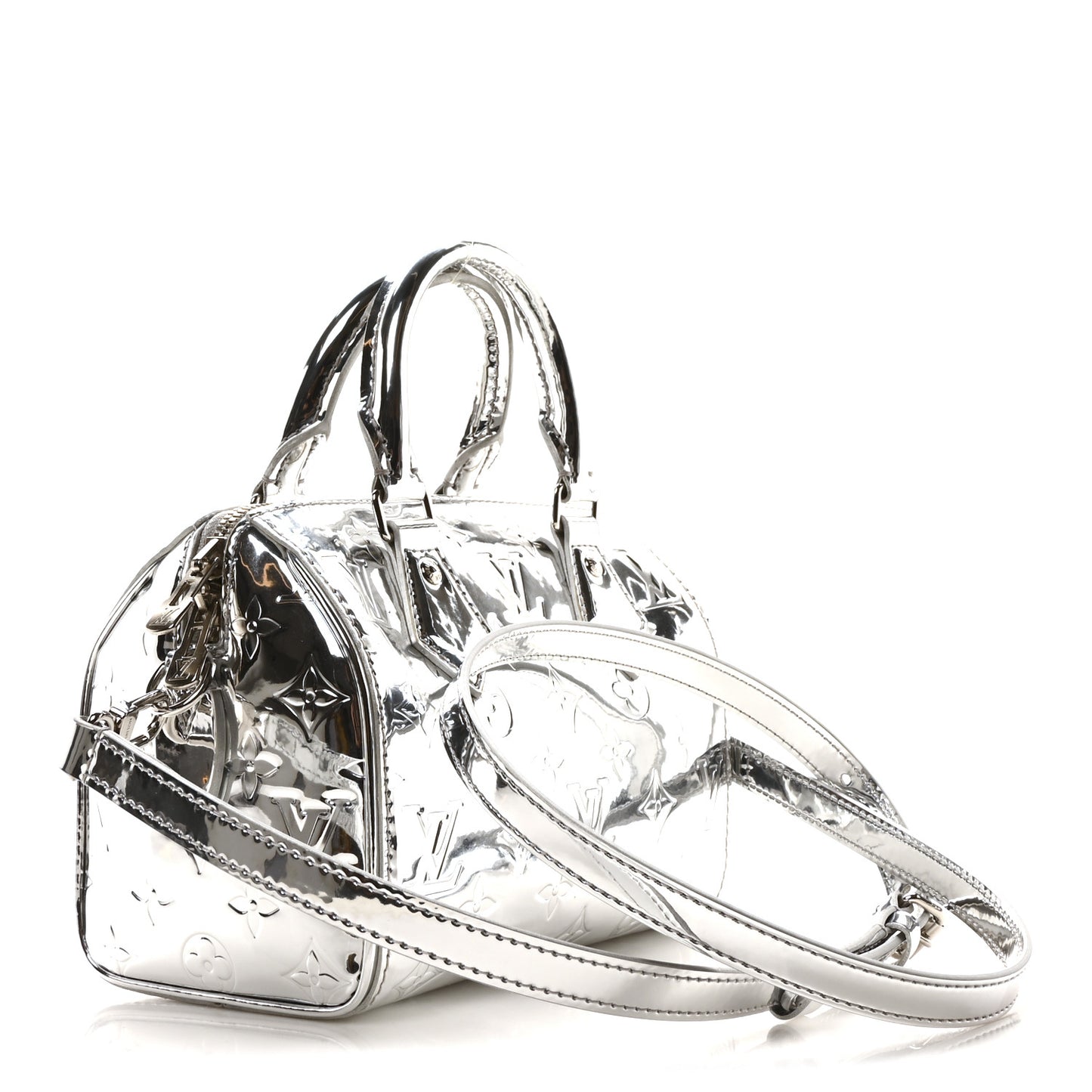 Monogram Miroir Speedy Bandouliere 20 Silver