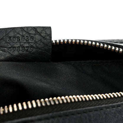 Gucci Pebbled Calfskin Medium Soho Cosmetic Case Black 7 of 7