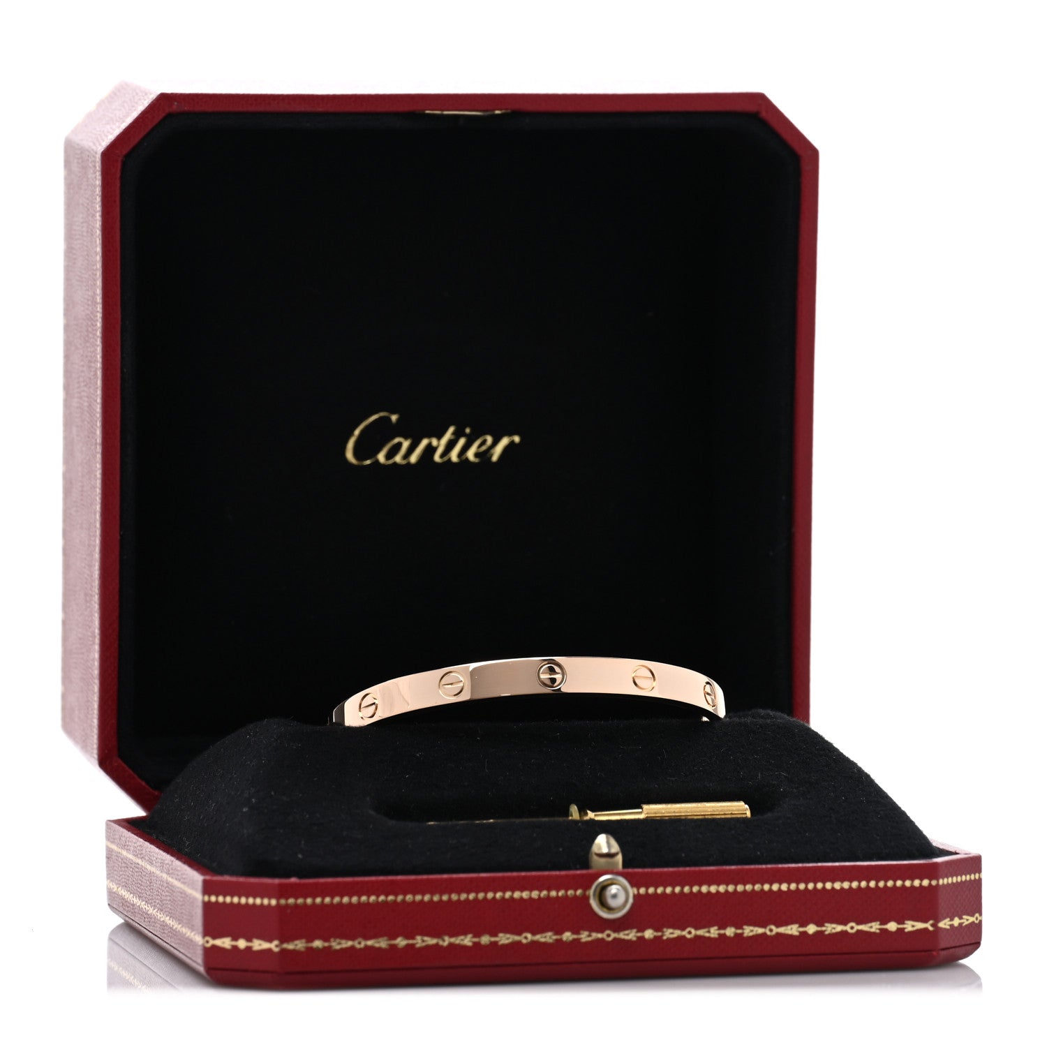 Cartier 18K Pink Gold LOVE Bracelet 18 7 of 7