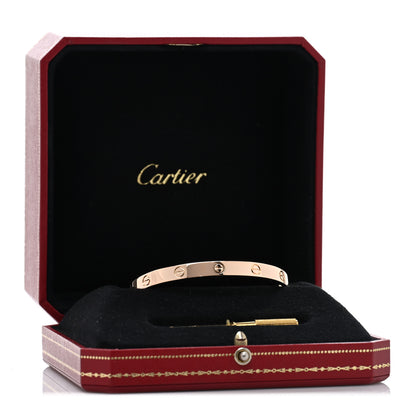 Cartier 18K Pink Gold LOVE Bracelet 18 7 of 7