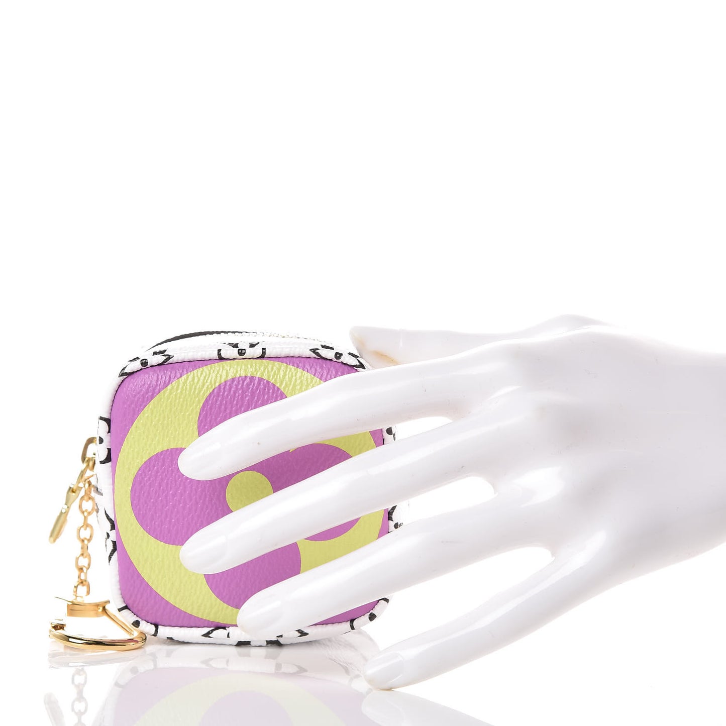 Monogram Giant Cube Coin Purse Pink