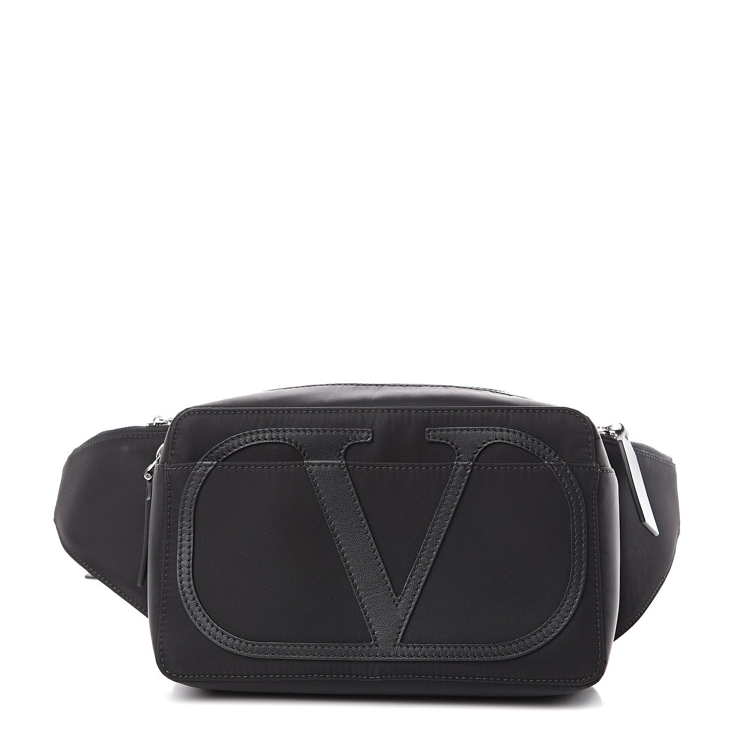 Valentino Garavani Nylon Vlogo Signature Belt Bag Black 1 of 8