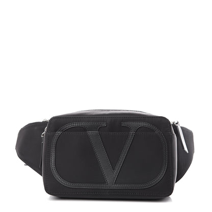 Valentino Garavani Nylon Vlogo Signature Belt Bag Black 1 of 8