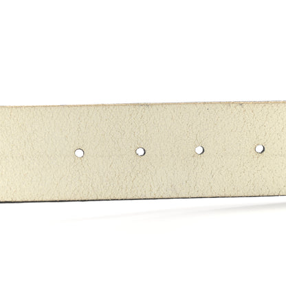 Gucci Calfskin Double G Belt 95 38 White 7 of 10