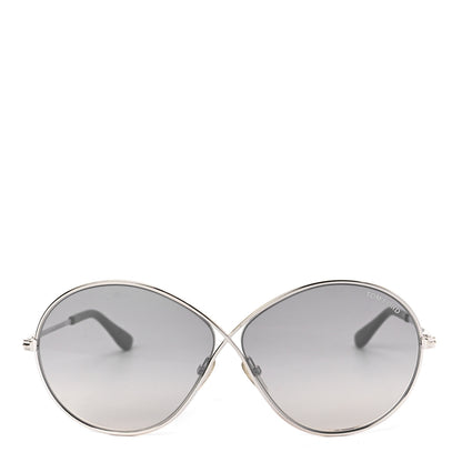 Tom Ford Metal Rania-02 Oval Sunglasses TF564 Silver 2 of 7