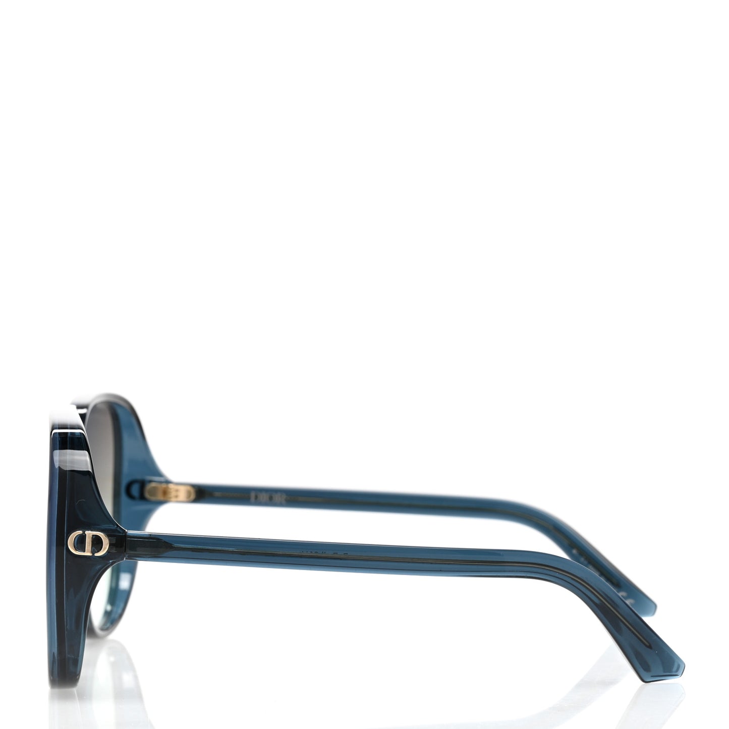 Transparent Acetate D-Doll Sunglasses Blue