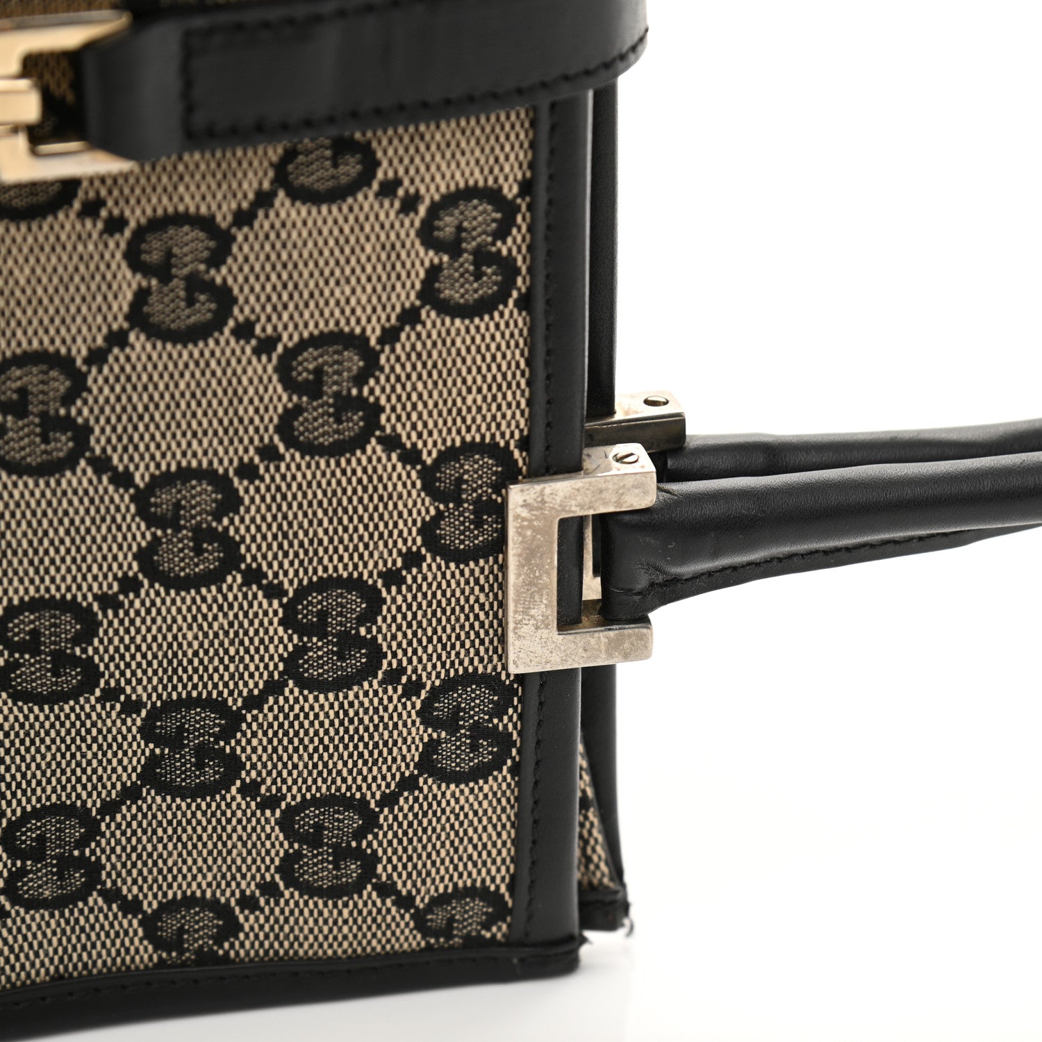 Gucci Monogram Bardot Bag Black 13 of 15