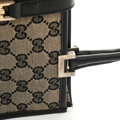 Gucci Monogram Bardot Bag Black 13 of 15