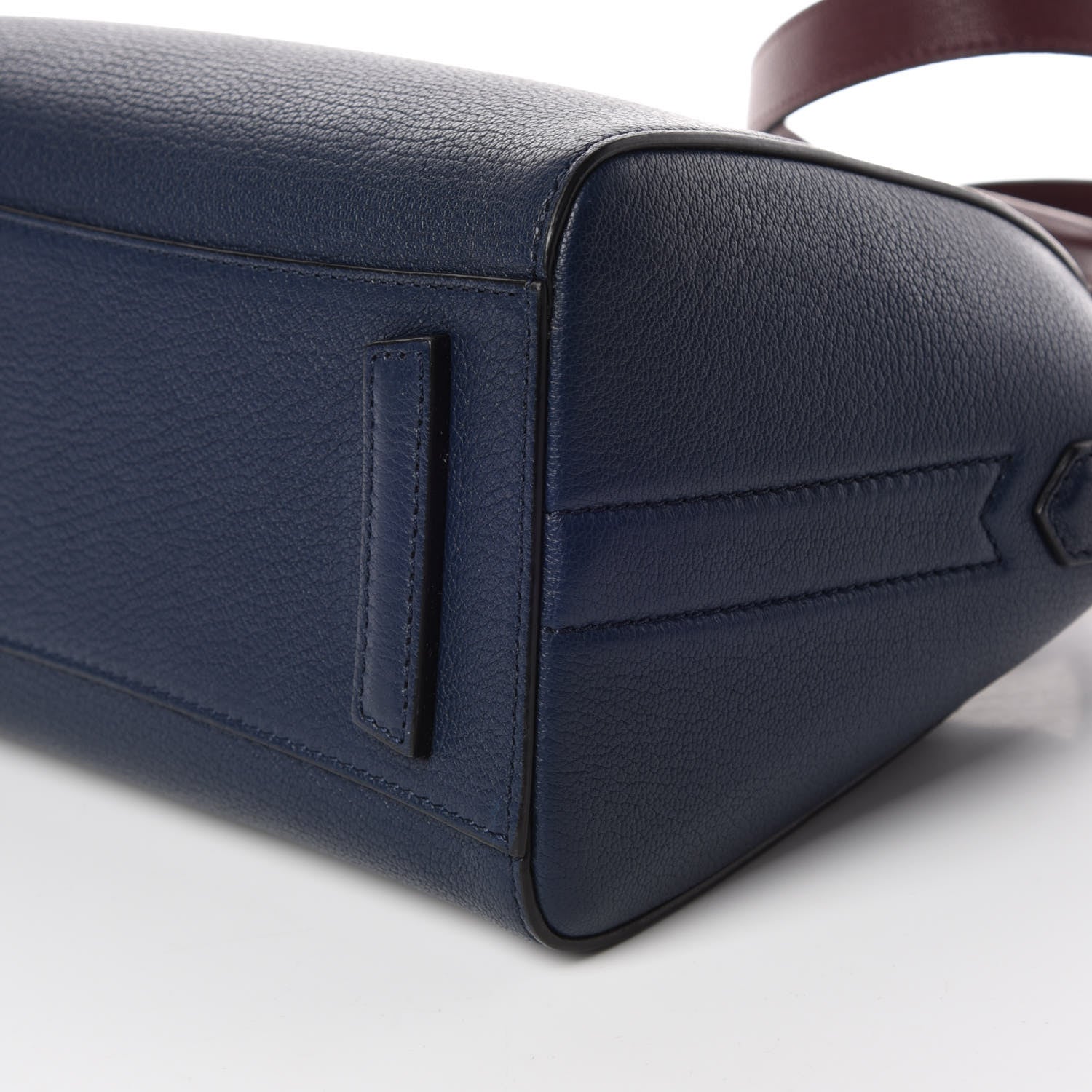 Givenchy Sugar Goatskin Mini Tri-Color Antigona Navy Burgundy Black 9 of 9