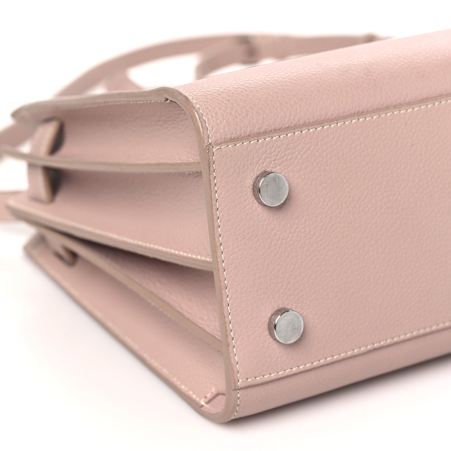 Grained Calfskin Baby Sac De Jour Souple Rose