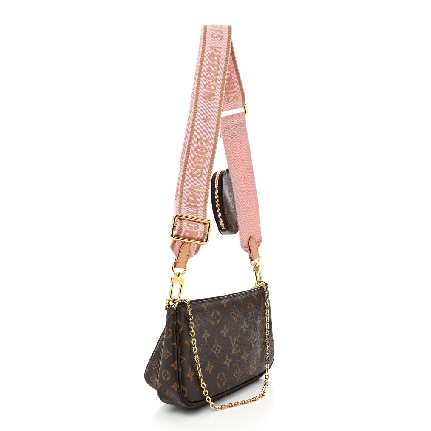 Monogram Multi Pochette Accessories Rose Clair