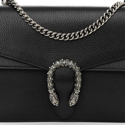 Gucci Dollar Calfskin Crystal Medium Dionysus Shoulder Bag Black Black Diamond Black 7 of 13