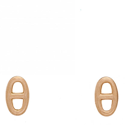 Hermes 18K Rose Gold TPM Farandole Stud Earrings 1 of 5