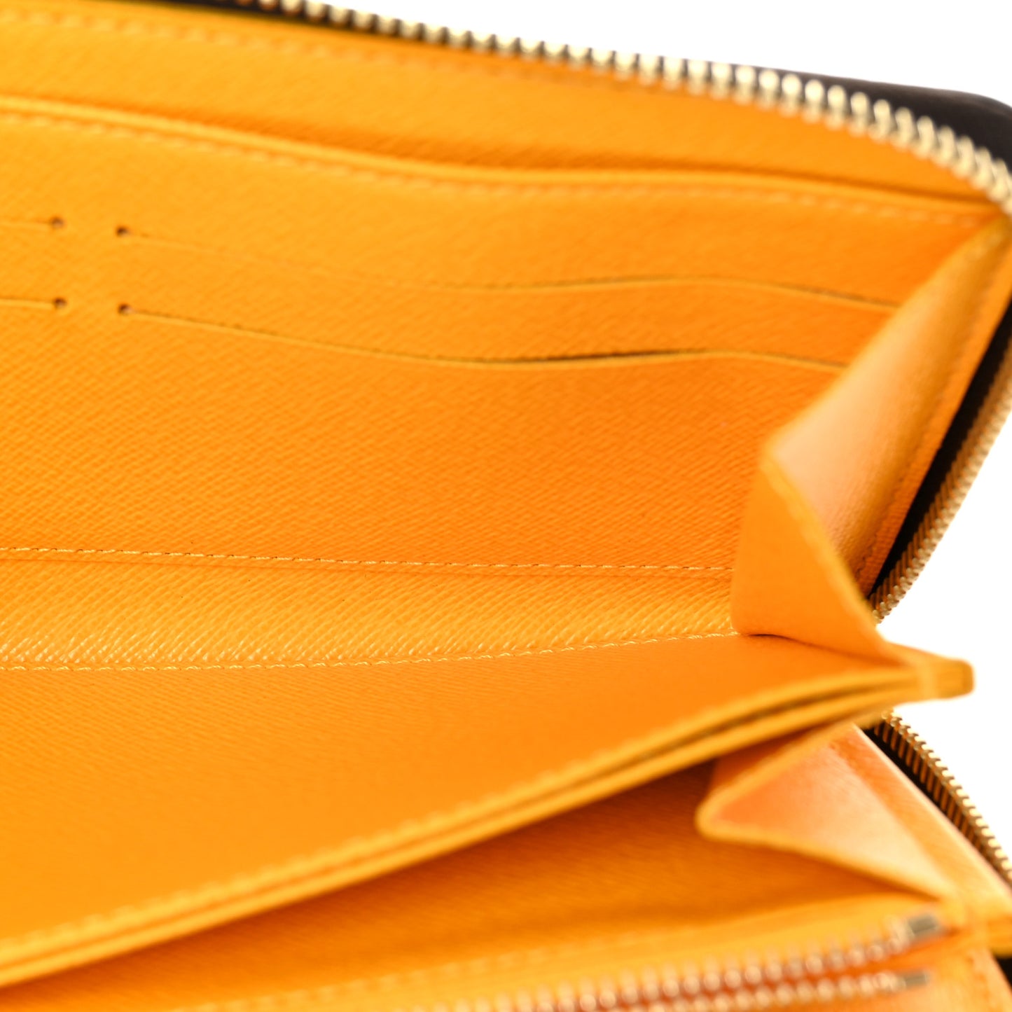 Monogram Kusama Pumpkin Dots Zippy Wallet Yellow