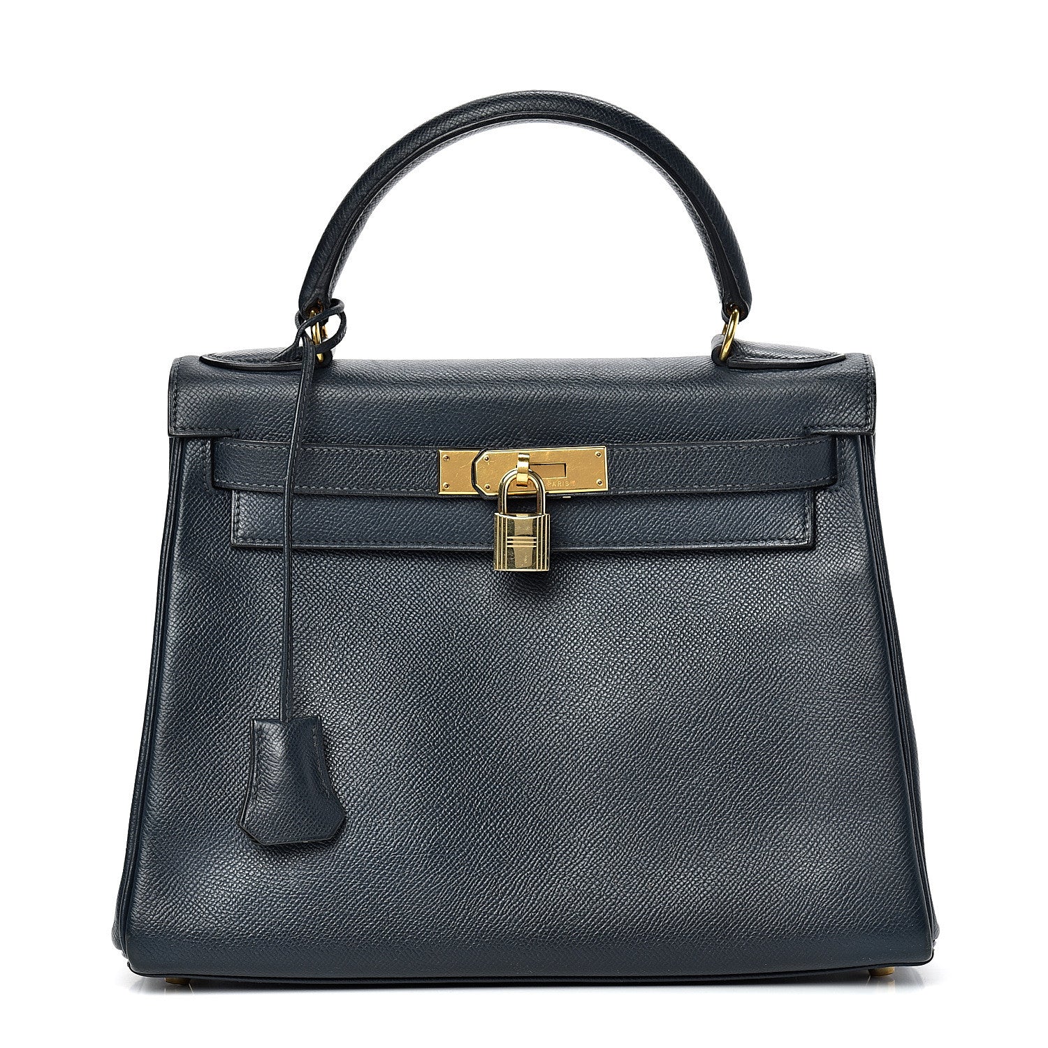 Hermes Courchevel Retourne Kelly 28 Bleu Marine 1 of 48