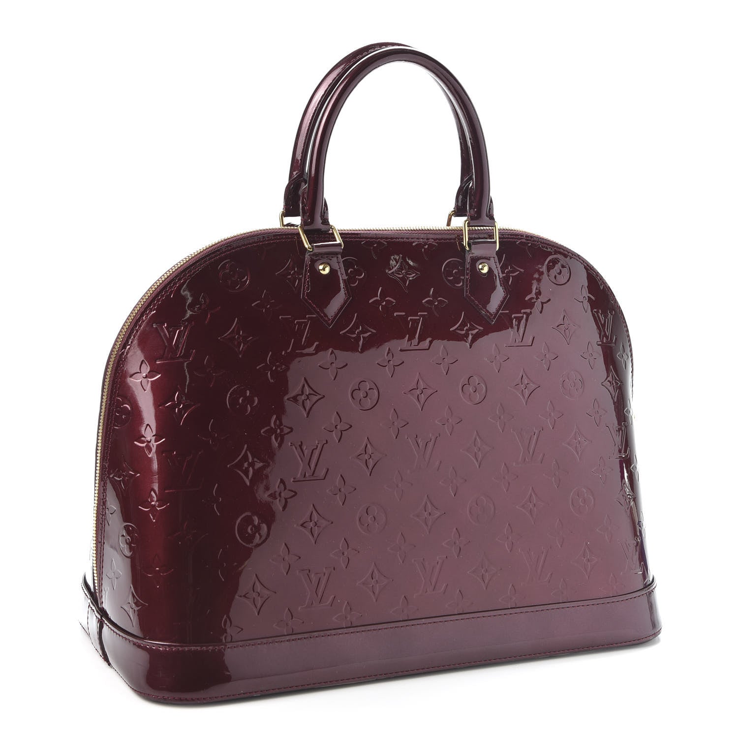 Louis Vuitton Vernis Alma GM Rouge Fauviste 2 of 9