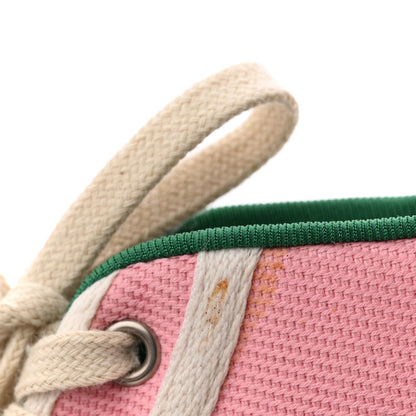 Gucci Canvas Web Womens 1977 Tennis High Top Sneakers 36 Wild Rose Mystic White 10 of 10