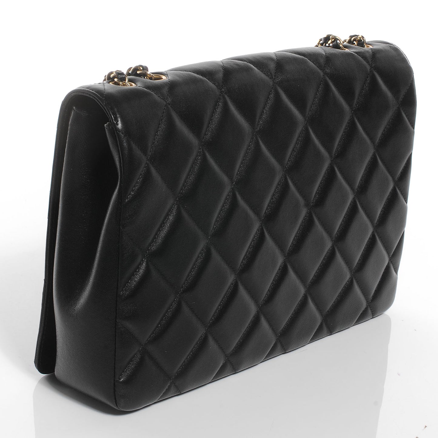 Lambskin Diamond CC Flap Black