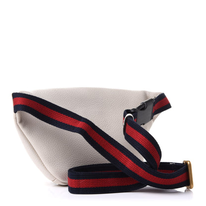 Gucci Grained Calfskin Small Logo Belt Bag White 3 of 11