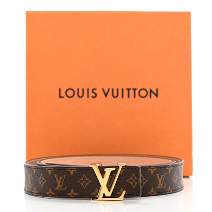 Louis Vuitton Mini Monogram 25mm LV Initiales Belt 75 30 8 of 8