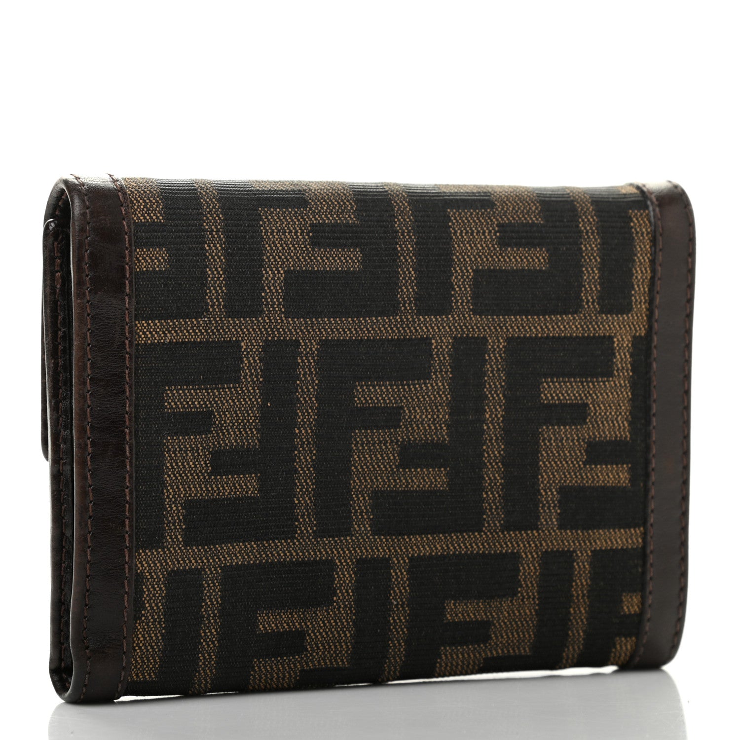 Fendi Zucca Compact Wallet Tobacco 3 of 14