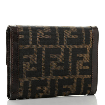 Fendi Zucca Compact Wallet Tobacco 3 of 14