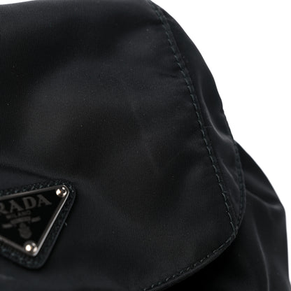 Prada Tessuto Nylon Saffiano Small Backpack Black 10 of 10