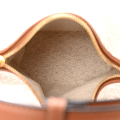 Loewe Jacquard Anagram Calfskin Small Cubi Bag Ecru Tan 5 of 9