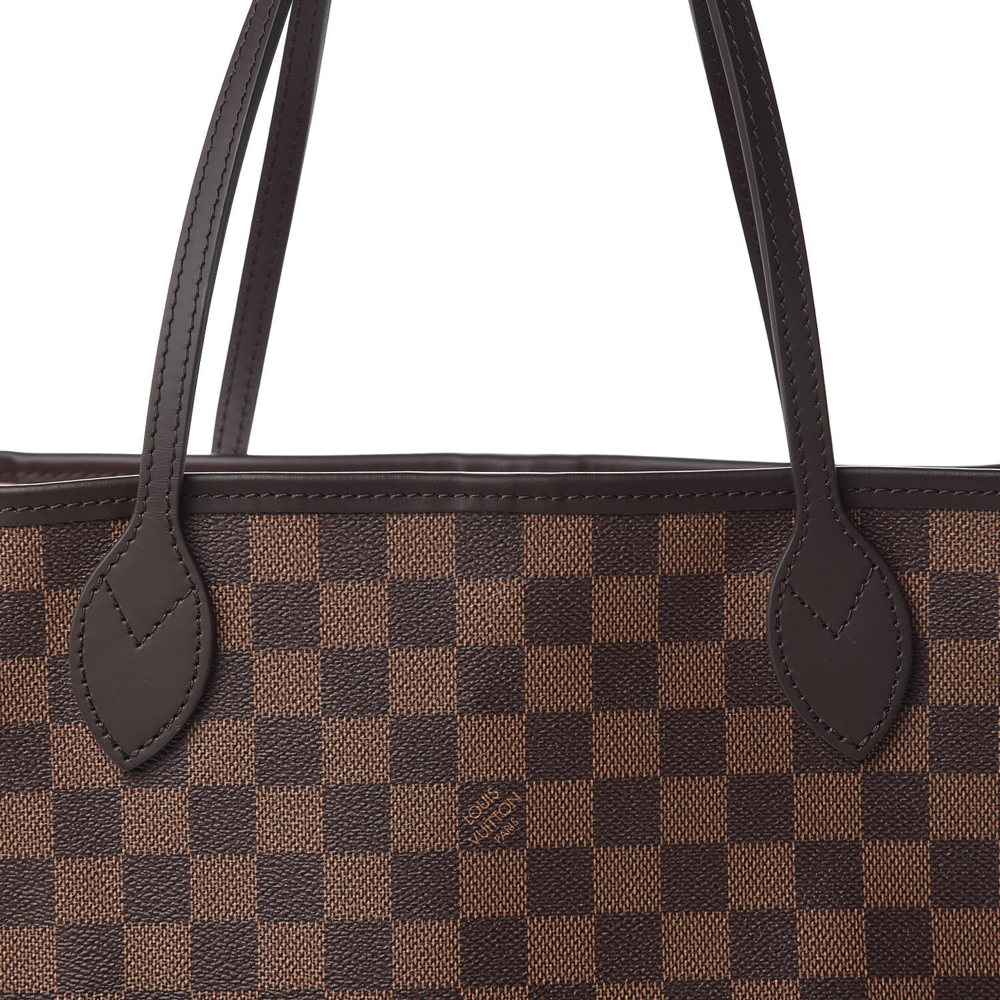 Damier Ebene Neo Neverfull MM Rose Ballerine