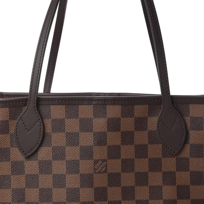 Louis Vuitton Damier Ebene Neo Neverfull MM Rose Ballerine 14 of 17