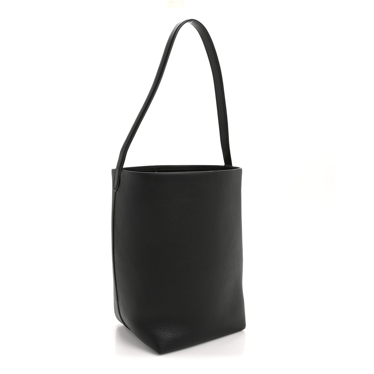 The Row Grained Calfskin Medium N/S Park Tote Black 3 of 10