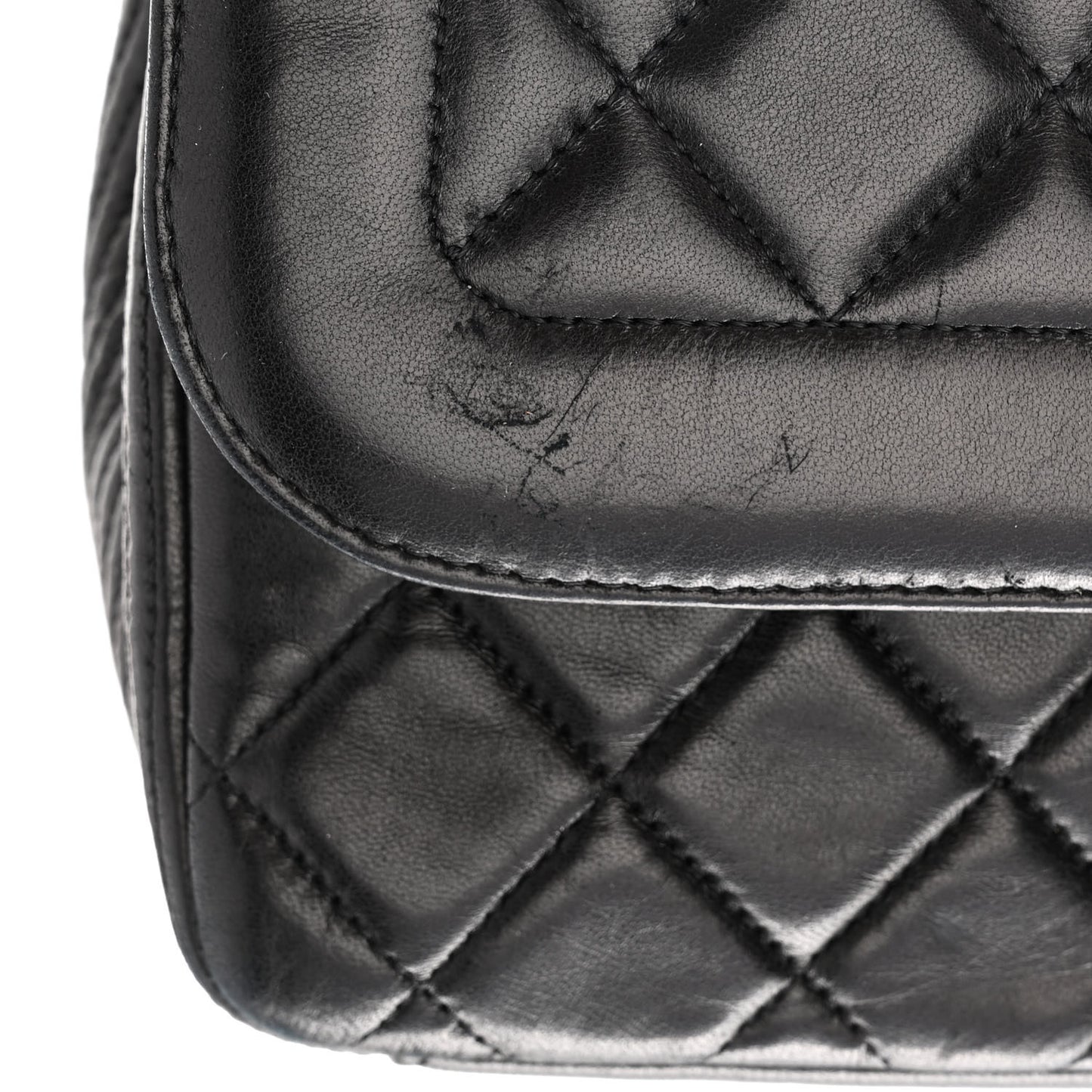 Lambskin Medium Coco Rider Flap Black
