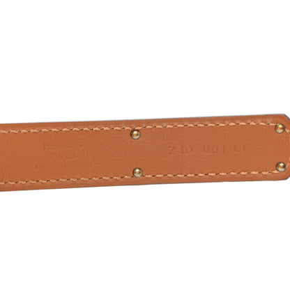 Hermes Epsom Kelly Belt Gold 3 of 4