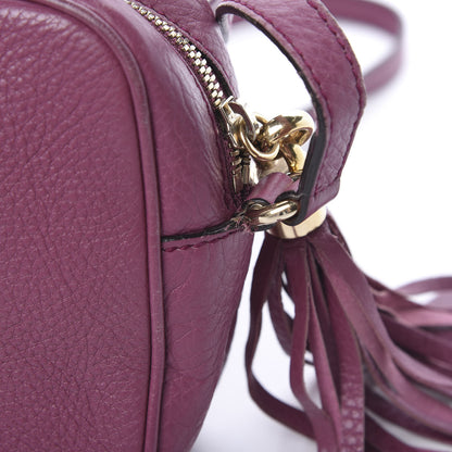 Gucci Pebbled Calfskin Small Soho Disco Bag Peonia Flower 13 of 14