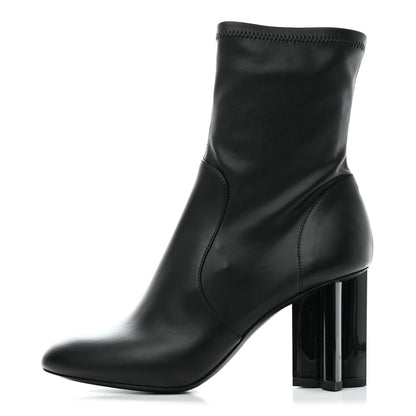 Louis Vuitton Calfskin Uniformes Silhouette Ankle Boots 37 Black 1 of 8