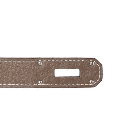 Hermes Taurillon Clemence Jypsiere 34 Etoupe 10 of 14