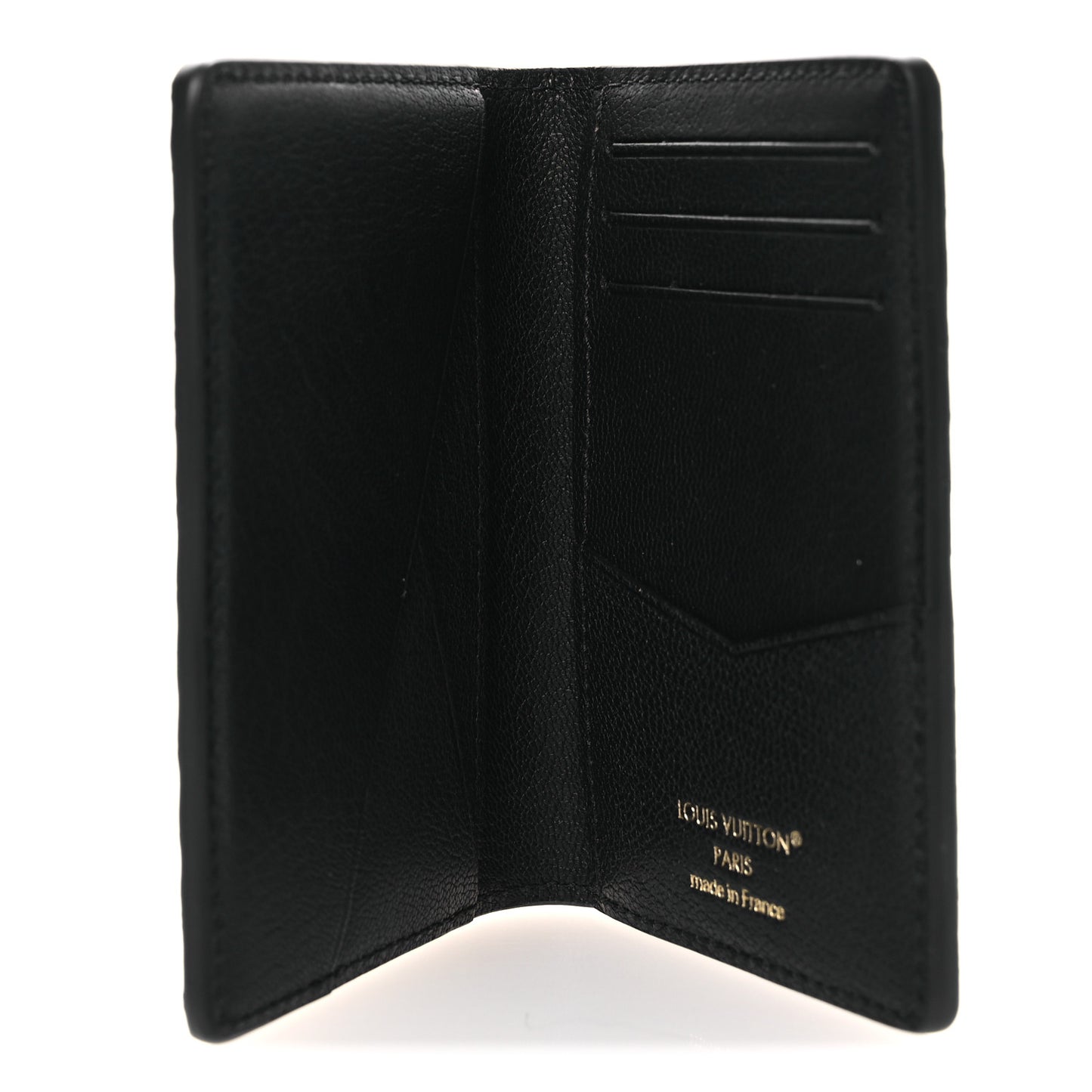 Snakeskin Monogram Carbone Pocket Organizer NM Black