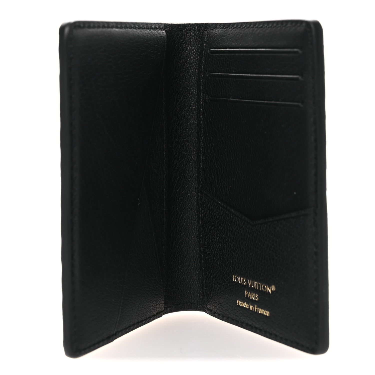 Louis Vuitton Snakeskin Monogram Carbone Pocket Organizer NM Black 5 of 6