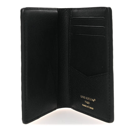 Louis Vuitton Snakeskin Monogram Carbone Pocket Organizer NM Black 5 of 6