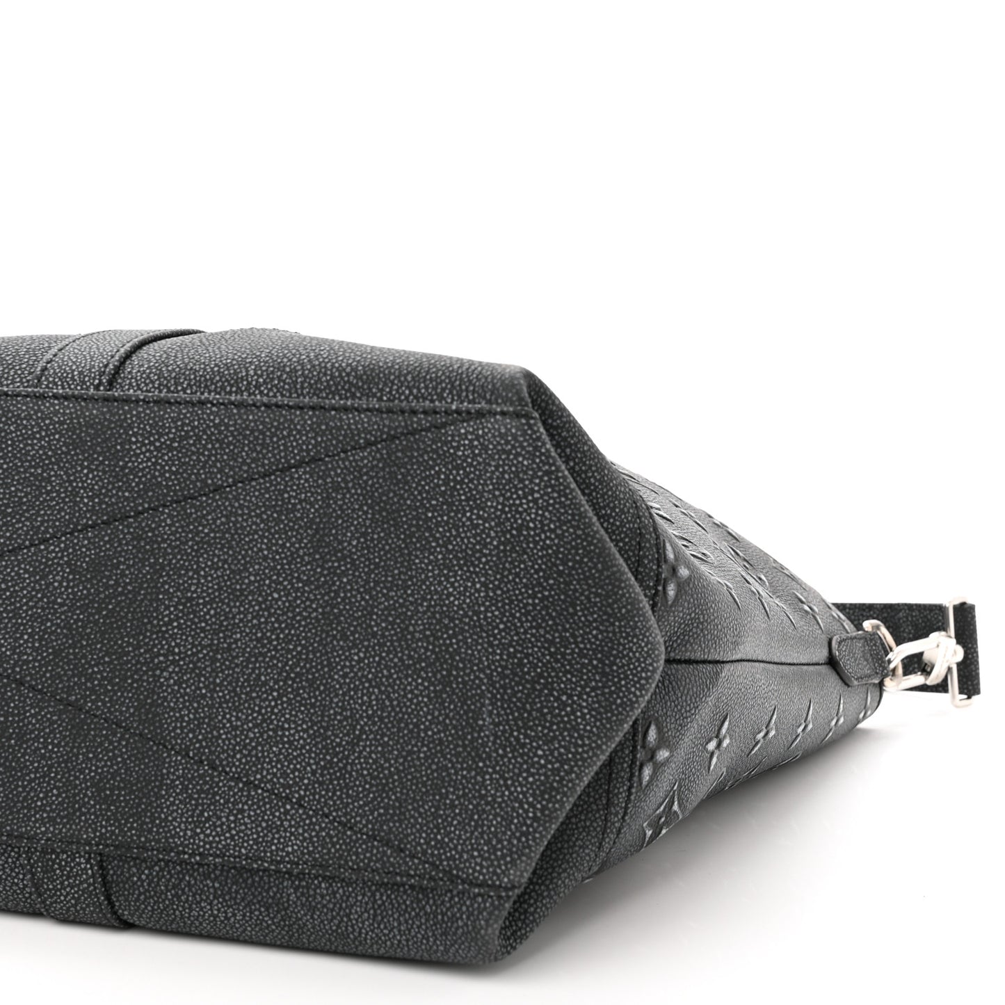 Calfskin Monogram Journey Tote Charcoal