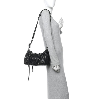 Balenciaga Agneau Arena Medium Le Cagole Duffle Crossbody Bag Black 2 of 11