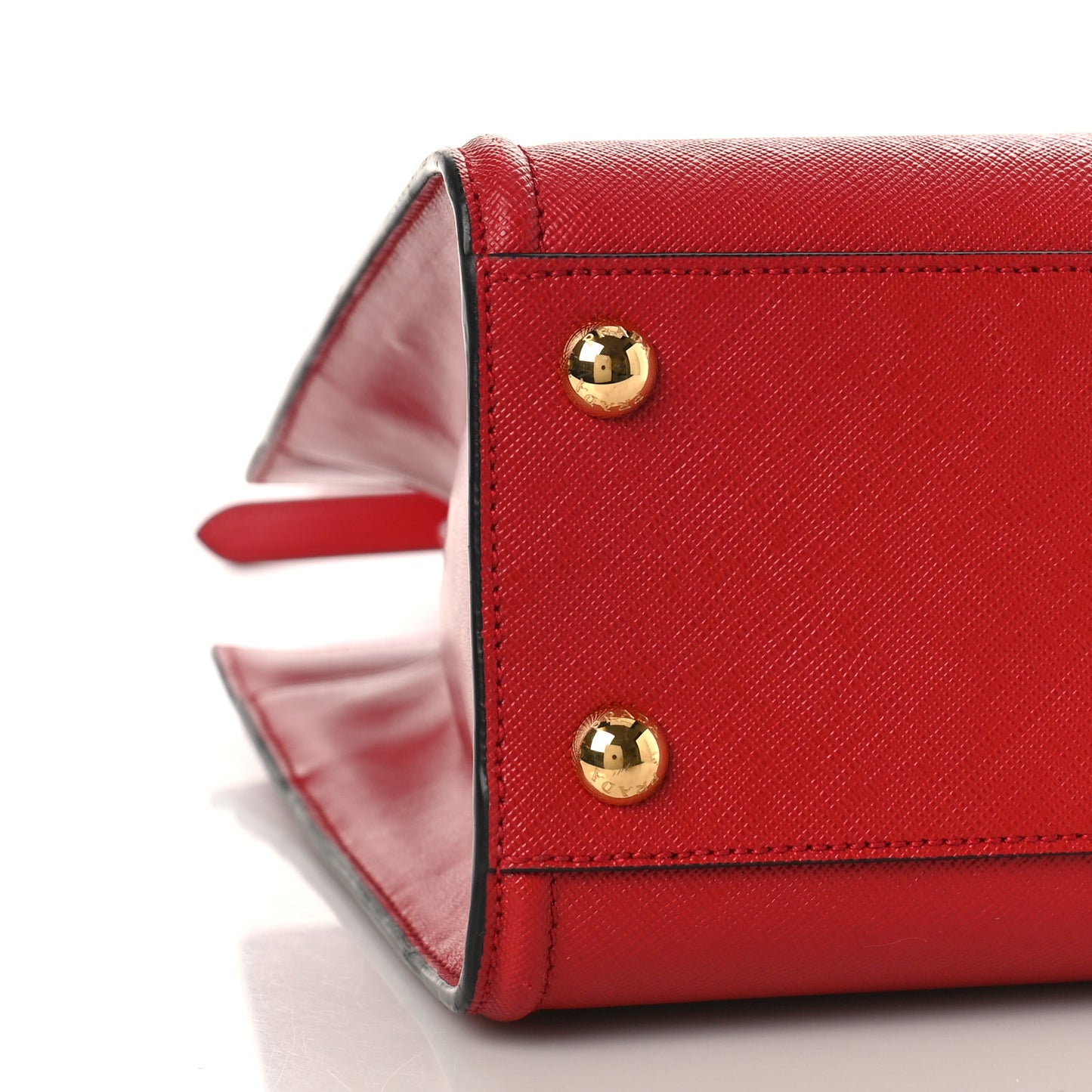 Saffiano Soft Calfskin Tote Fuoco