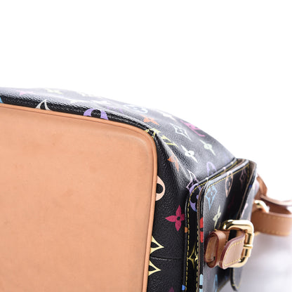 Louis Vuitton Monogram Multicolor Petit Noe Black 8 of 17