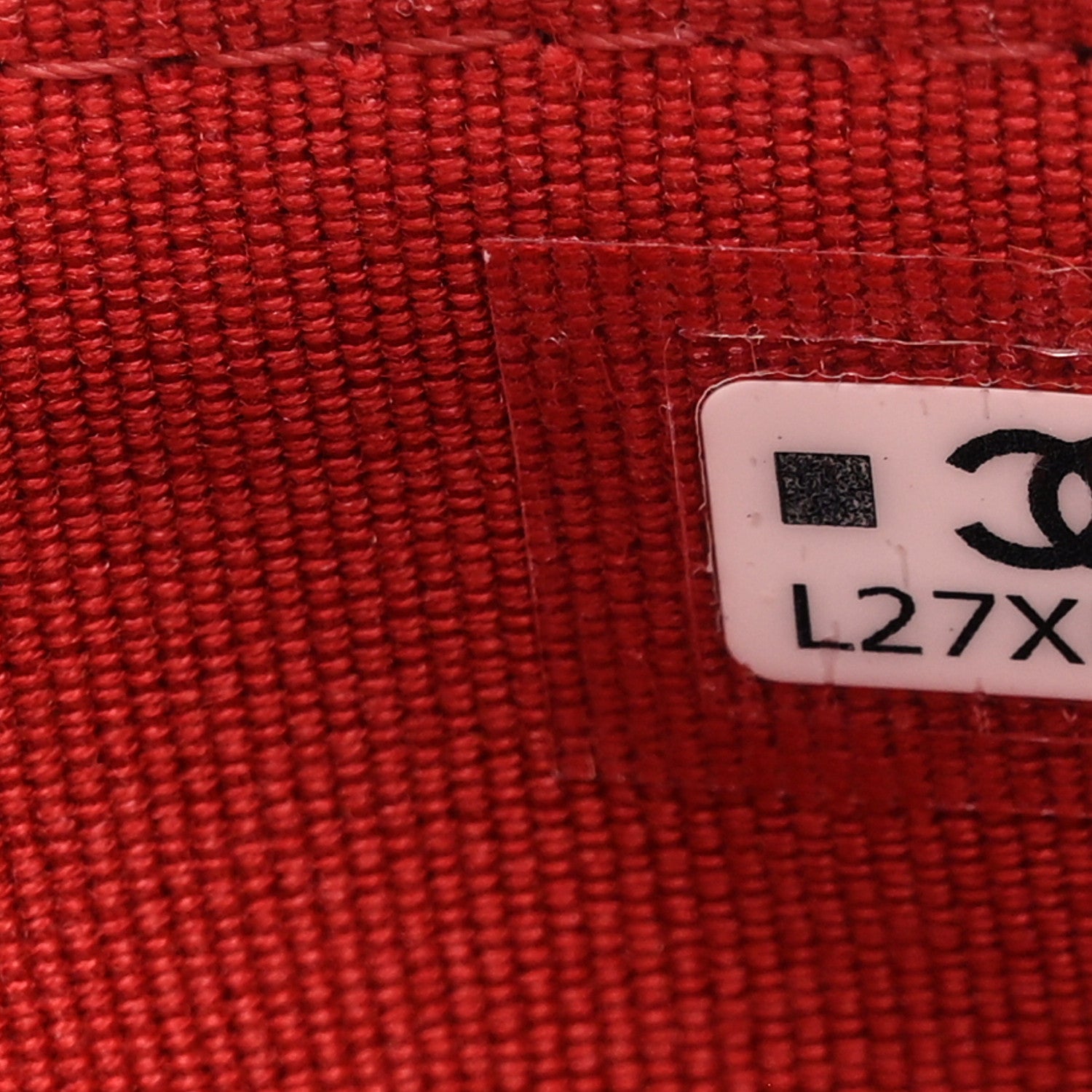 Chanel Lambskin Pearl Enamel Quilted Flap Card Holder Red 8 of 9