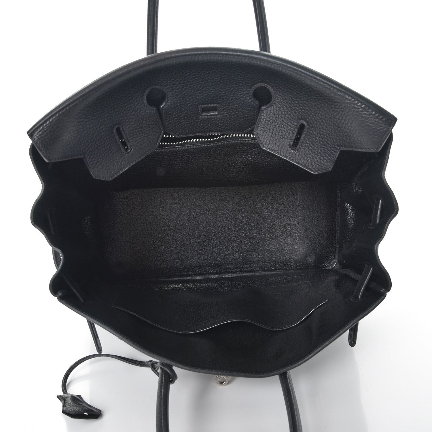 Hermes Taurillon Clemence Birkin 35 Black 8 of 35