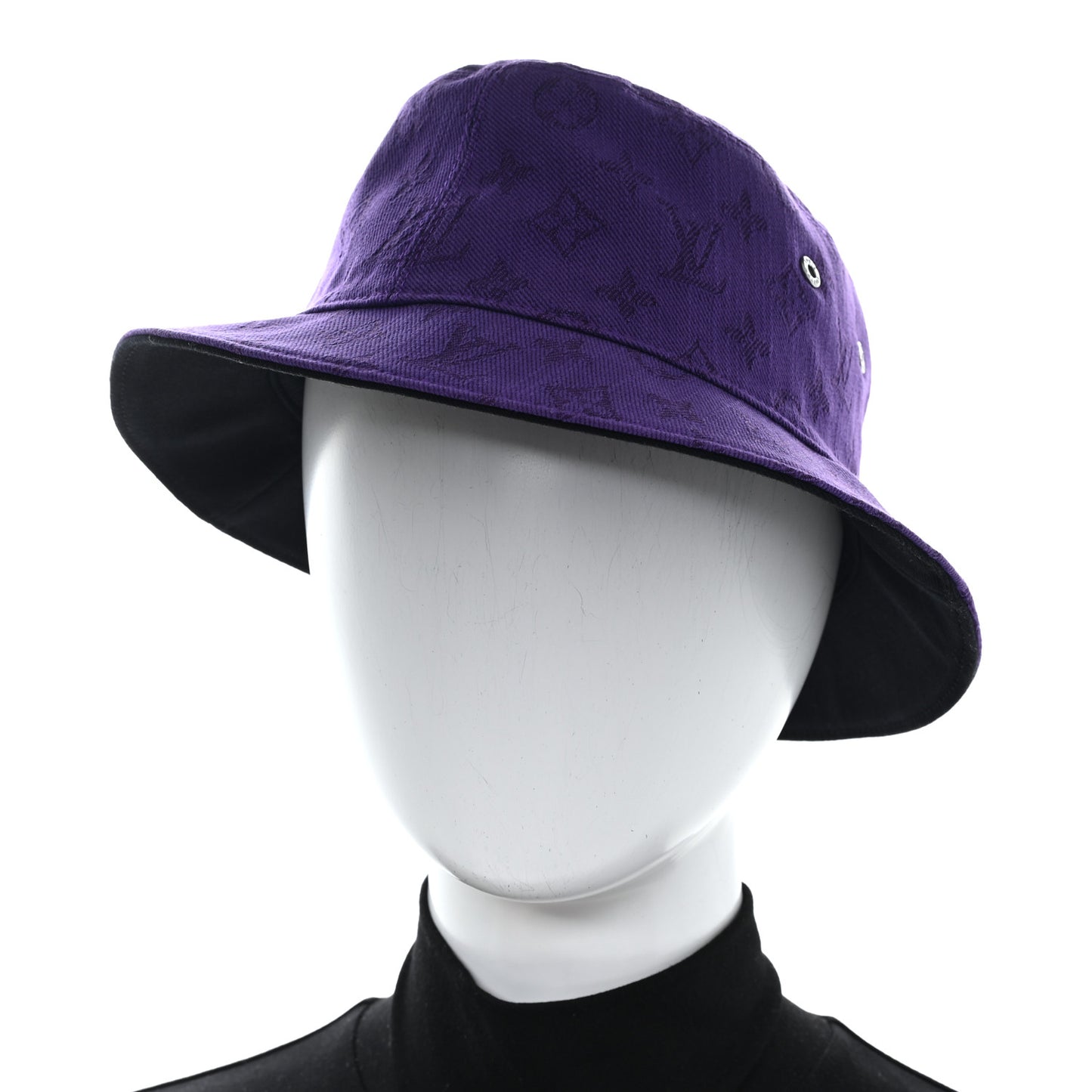 Monogram Denim Essential Bucket Hat 60 Violet