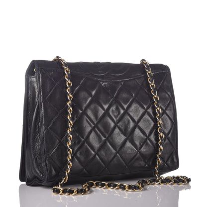 Chanel Lambskin Quilted Small Single Flap Black 3 of 8