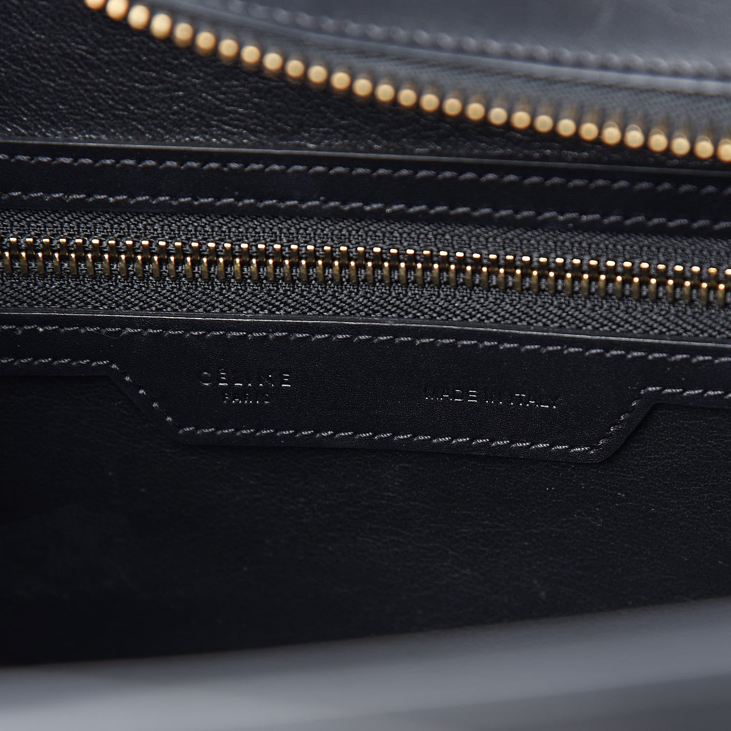 Celine Baby Grained Calfskin Nubuck Micro Tri-Color Luggage Light Grey 6 of 10